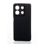Силиконовый чехол SOFT Silicone Case для Xiaomi Redmi Note 13 4G (без лого) черный