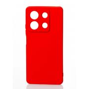 Силиконовый чехол SOFT Silicone Case для Xiaomi Redmi Note 13 4G (без лого) красный