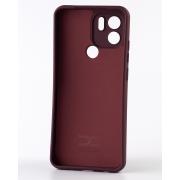 Силиконовый чехол SOFT Silicone Case для Xiaomi Redmi A2 Plus/A1 Plus (без лого) бордовый