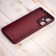 Силиконовый чехол SOFT Silicone Case для Xiaomi Poco F5 (без лого) бордовый