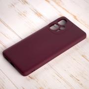Силиконовый чехол SOFT Silicone Case для Xiaomi Poco F5 (без лого) бордовый
