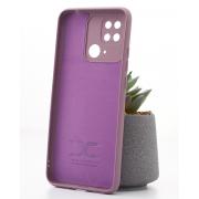 Силиконовый чехол SOFT Silicone Case для Xiaomi Redmi 10c (ТРИЗУБ) лаванда