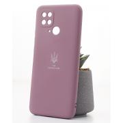 Силиконовый чехол SOFT Silicone Case для Xiaomi Redmi 10c (ТРИЗУБ) лаванда
