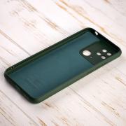 Силиконовый чехол SOFT Silicone Case для Xiaomi Redmi 10c (без лого) темно-зеленый