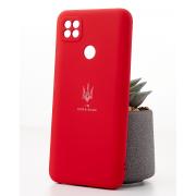 Силиконовый чехол SOFT Silicone Case для Xiaomi Redmi 10A (ТРИЗУБ) красный