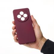 Силиконовый чехол SOFT Silicone Case для Xiaomi Redmi A3 Pro / Redmi A4 5G (без лого) бордовый