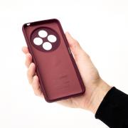 Силиконовый чехол SOFT Silicone Case для Xiaomi Redmi A3 Pro / Redmi A4 5G (без лого) бордовый