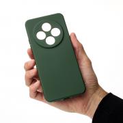Силиконовый чехол SOFT Silicone Case для Xiaomi Redmi A3 Pro / Redmi A4 5G (без лого) темно-зеленый