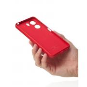 Силиконовый чехол SOFT Silicone Case для Xiaomi Redmi 13C 4G / Poco C65 (без лого) красный