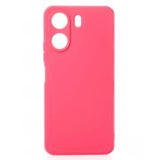 Силиконовый чехол SOFT Silicone Case для Xiaomi Redmi 13C 4G / Poco C65 (без лого) малиновый