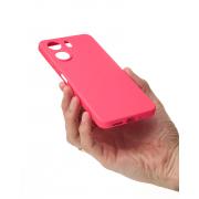 Силиконовый чехол SOFT Silicone Case для Xiaomi Redmi 13C 4G / Poco C65 (без лого) малиновый