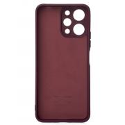 Силиконовый чехол SOFT Silicone Case для Xiaomi Redmi 12 (без лого) бордовый