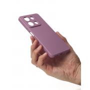 Силиконовый чехол SOFT Silicone Case для Xiaomi Redmi Note 13 5G (без лого) лаванда