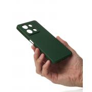 Силиконовый чехол SOFT Silicone Case для Xiaomi Redmi Note 13 5G (без лого) темно-зеленый
