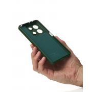 Силиконовый чехол SOFT Silicone Case для Xiaomi Redmi Note 13 5G (без лого) темно-зеленый
