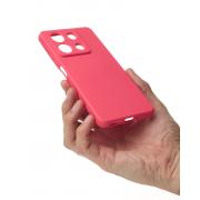 Силиконовый чехол SOFT Silicone Case для Xiaomi Redmi Note 13 5G (без лого) малиновый