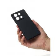 Силиконовый чехол SOFT Silicone Case для Xiaomi Redmi Note 13 5G (без лого) черный