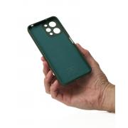 Силиконовый чехол SOFT Silicone Case для Xiaomi Redmi 12 (без лого) темно-зеленый