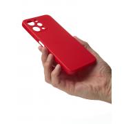 Силиконовый чехол SOFT Silicone Case для Xiaomi Redmi 12 (без лого) красный