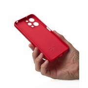 Силиконовый чехол SOFT Silicone Case для Xiaomi Redmi 12 (без лого) красный