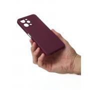 Силиконовый чехол SOFT Silicone Case для Xiaomi Redmi 12 (без лого) бордовый