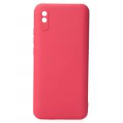 Силиконовый чехол SOFT Silicone Case для Xiaomi Redmi 9A/9i Sport/9a Sport (без лого) малиновый