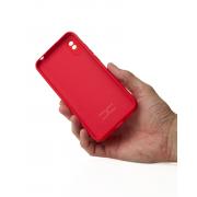 Силиконовый чехол SOFT Silicone Case для Xiaomi Redmi 9A/9i Sport/9a Sport (без лого) красный