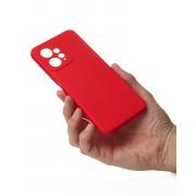 Силиконовый чехол SOFT Silicone Case для Xiaomi Redmi Note 12 4G (без лого) красный