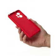 Силиконовый чехол SOFT Silicone Case для Xiaomi Redmi Note 12 4G (без лого) красный