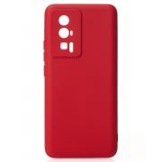 Силиконовый чехол SOFT Silicone Case для Xiaomi Poco F5 Pro (без лого) красный