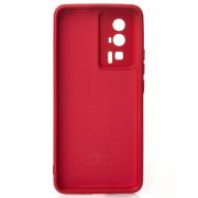 Силиконовый чехол SOFT Silicone Case для Xiaomi Poco F5 Pro (без лого) красный
