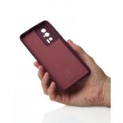 Силиконовый чехол SOFT Silicone Case для Xiaomi Poco F5 Pro (без лого) бордовый