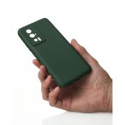 Силиконовый чехол SOFT Silicone Case для Xiaomi Poco F5 Pro (без лого) темно-зеленый