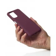 Силиконовый чехол SOFT Silicone Case для Xiaomi Redmi Note 10/ Note 10s (без лого) бордовый