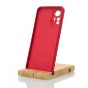 Силиконовый чехол SOFT Silicone Case для Xiaomi Redmi Note 12S (без лого) красный