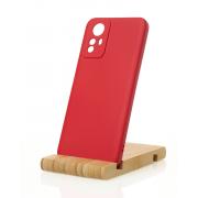 Силиконовый чехол SOFT Silicone Case для Xiaomi Redmi Note 12S (без лого) красный