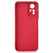 Силиконовый чехол SOFT Silicone Case для Xiaomi Redmi Note 12S (без лого) красный
