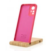 Силиконовый чехол SOFT Silicone Case для Xiaomi Redmi Note 12S (без лого) малиновый
