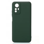 Силиконовый чехол SOFT Silicone Case для Xiaomi Redmi Note 12S (без лого) темно-зеленый