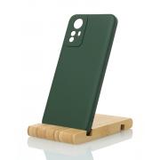 Силиконовый чехол SOFT Silicone Case для Xiaomi Redmi Note 12S (без лого) темно-зеленый