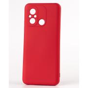 Силиконовый чехол SOFT Silicone Case для Xiaomi Redmi 12C (без лого) красный