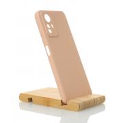 Силиконовый чехол SOFT Silicone Case для Xiaomi Redmi Note 12S (без лого) пудра