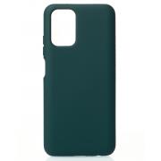 Силиконовый чехол SOFT Silicone Case для Xiaomi Redmi Note 10 Pro (без лого) темно-зеленый