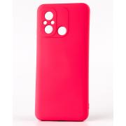 Силиконовый чехол SOFT Silicone Case для Xiaomi Redmi 12C (без лого) малиновый