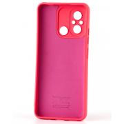 Силиконовый чехол SOFT Silicone Case для Xiaomi Redmi 12C (без лого) малиновый