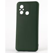 Силиконовый чехол SOFT Silicone Case для Xiaomi Redmi 12C (без лого) темно-зеленый