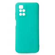 Силиконовый чехол SOFT Silicone Case для Xiaomi Redmi 10/Redmi 10 Prime (без лого) бирюза