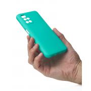 Силиконовый чехол SOFT Silicone Case для Xiaomi Redmi 10/Redmi 10 Prime (без лого) бирюза