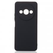 Силиконовый чехол SOFT Silicone Case для Xiaomi Redmi A3/ A3X/ Poco C61 (без лого) черный