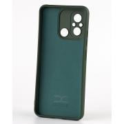 Силиконовый чехол SOFT Silicone Case для Xiaomi Redmi 12C (без лого) темно-зеленый